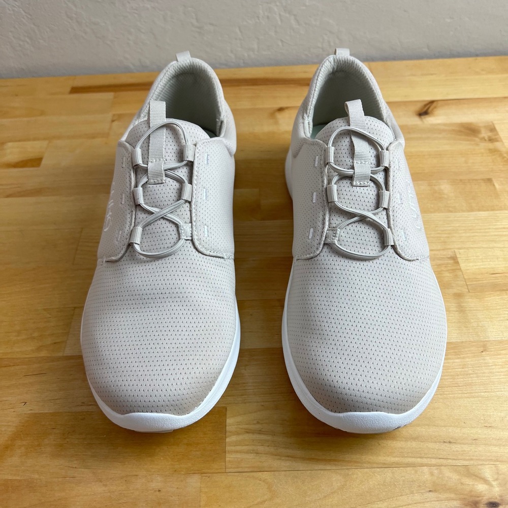 Ryka Sneakers Renew Slip On‎ French Beige Shoes Comfort Bungee Laces Size 9 M - Picture 3 of 11